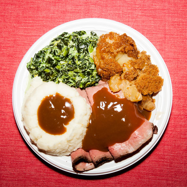 TOP ROUND ROAST BEEF DINNER